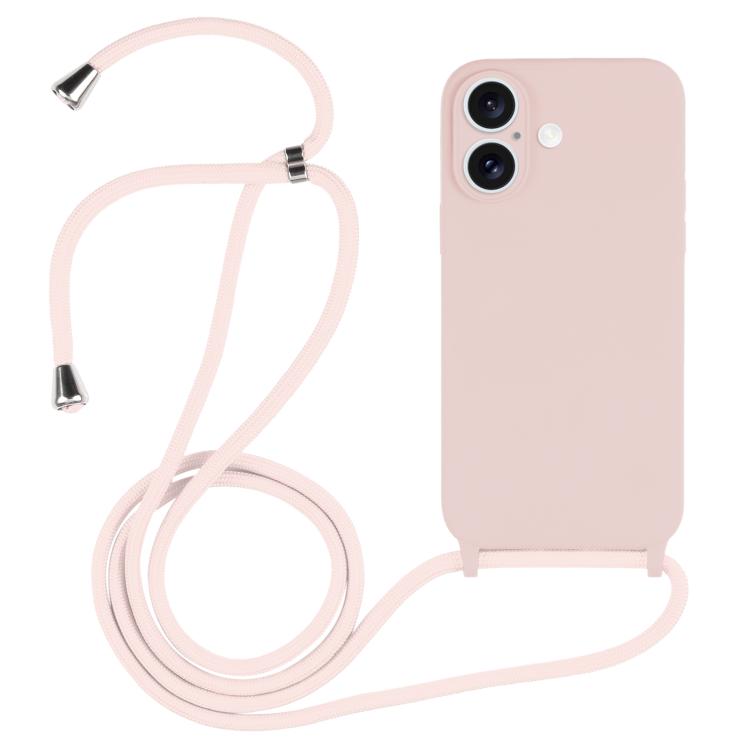 Crossbody Lanyard Liquid Silicone Case, For iPhone 17, For iPhone Air