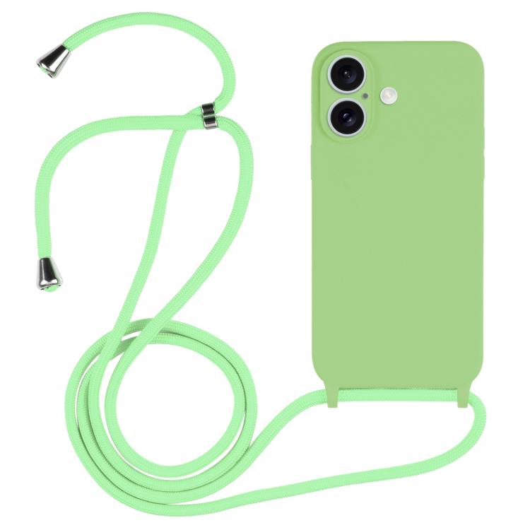Crossbody Lanyard Liquid Silicone Case, For iPhone 17, For iPhone Air