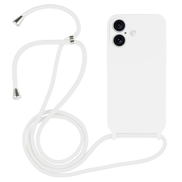 Crossbody Lanyard Liquid Silicone Case, For iPhone 17, For iPhone Air