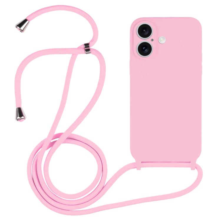 Crossbody Lanyard Liquid Silicone Case, For iPhone 17, For iPhone Air