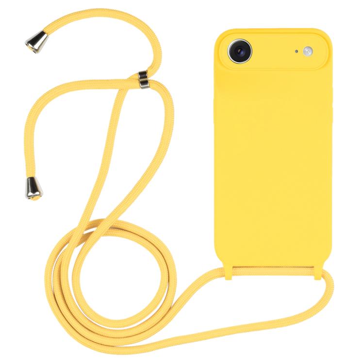 Crossbody Lanyard Liquid Silicone Case, For iPhone 17, For iPhone Air