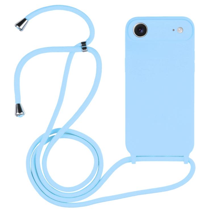Crossbody Lanyard Liquid Silicone Case, For iPhone 17, For iPhone Air
