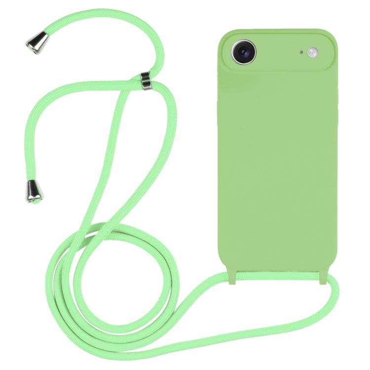 Crossbody Lanyard Liquid Silicone Case, For iPhone 17, For iPhone Air