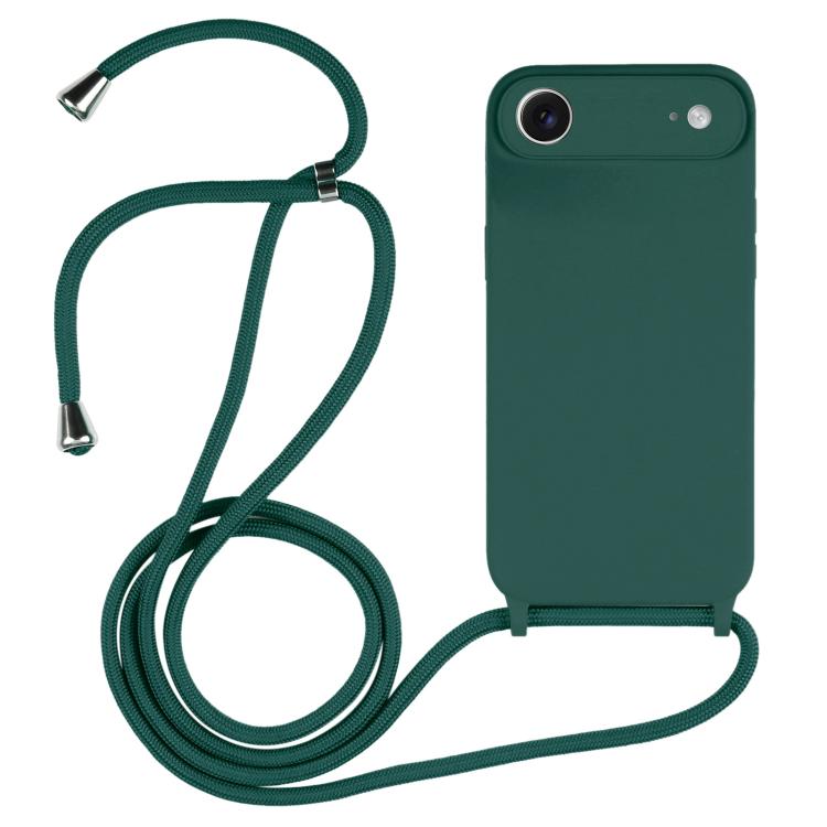Crossbody Lanyard Liquid Silicone Case, For iPhone 17, For iPhone Air