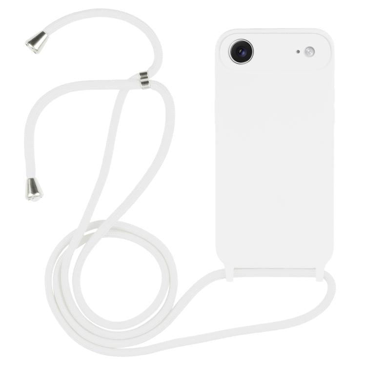 Crossbody Lanyard Liquid Silicone Case, For iPhone 17, For iPhone Air