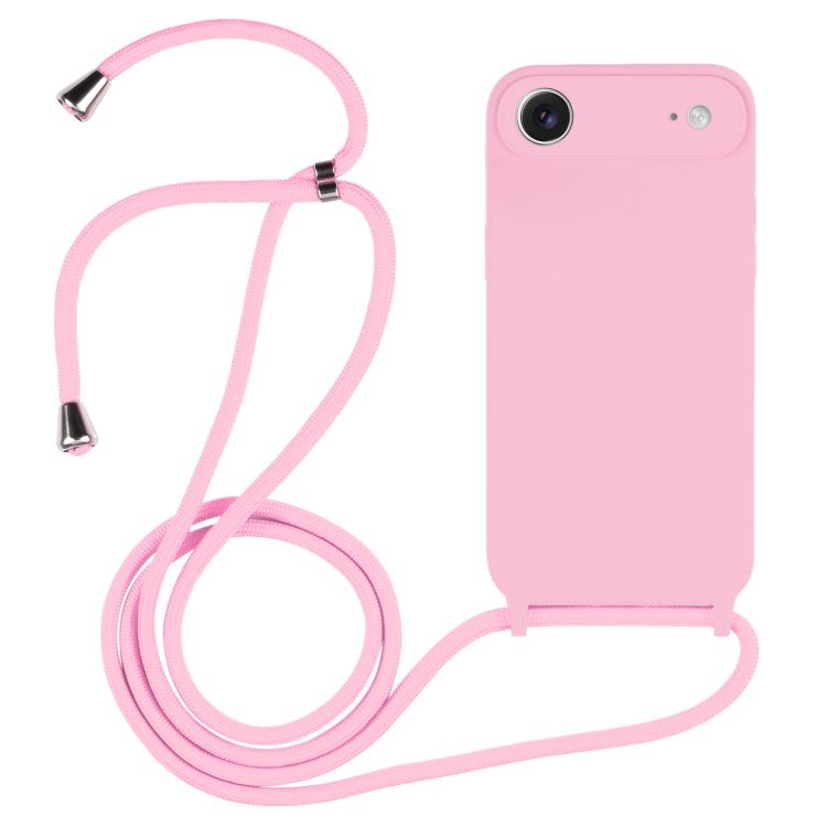 Crossbody Lanyard Liquid Silicone Case, For iPhone 17, For iPhone Air
