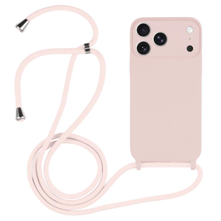 Crossbody Lanyard Liquid Silicone Case, For iPhone 17 Pro Max, For iPhone 17 Pro