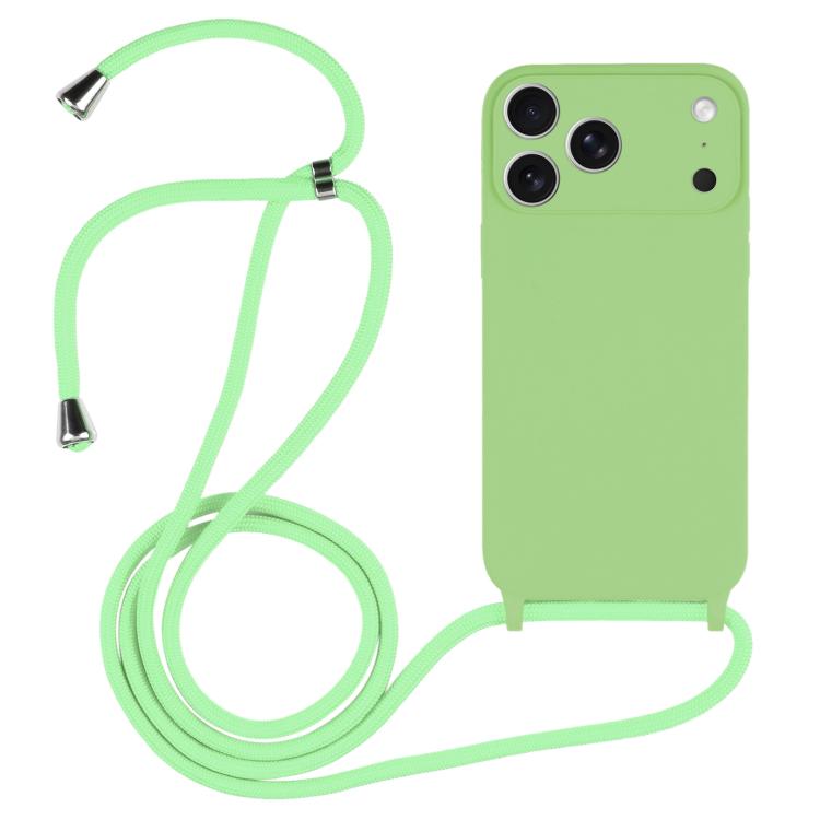 Crossbody Lanyard Liquid Silicone Case, For iPhone 17 Pro Max, For iPhone 17 Pro