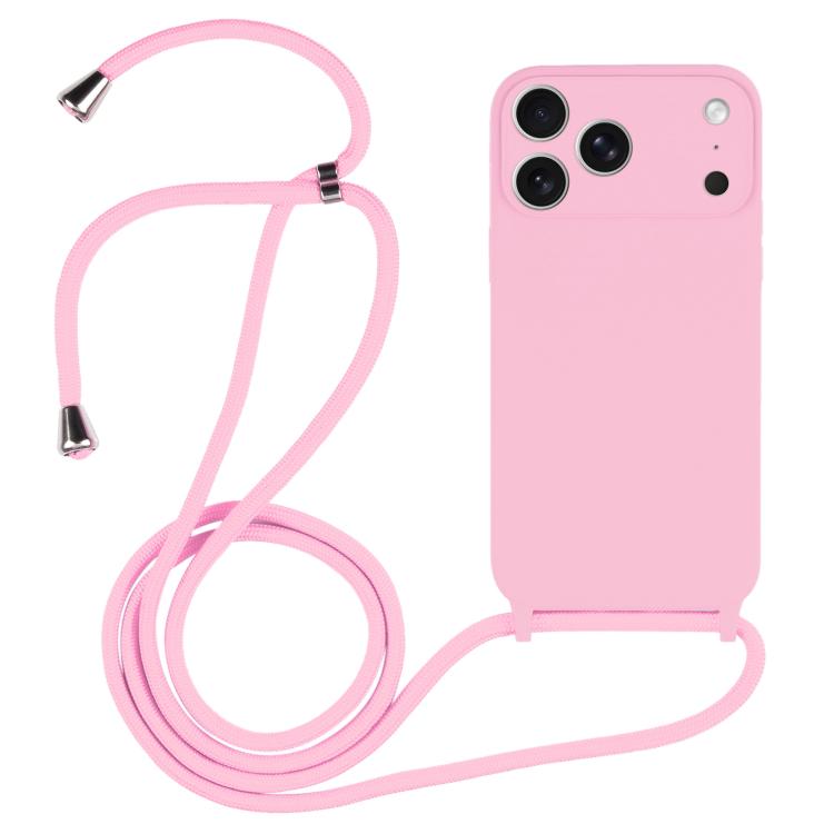 Crossbody Lanyard Liquid Silicone Case, For iPhone 17 Pro Max, For iPhone 17 Pro