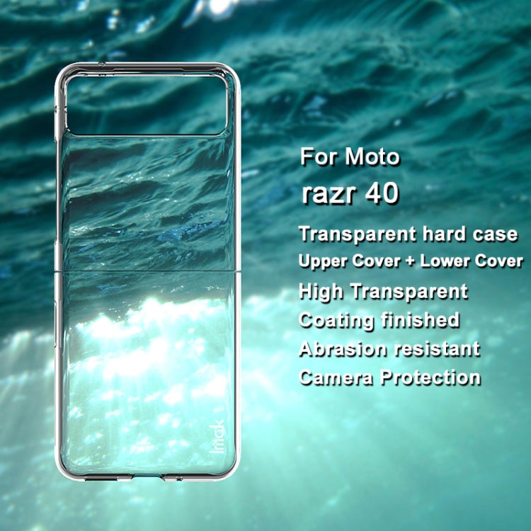 IMAK Wing II Wear-resisting Crystal Protective Case, For Motorola Moto razr 40, For Motorola Moto razr 40 Ultra