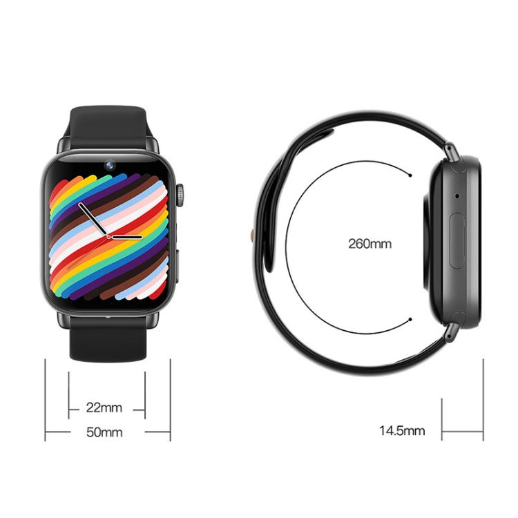 UNIWA X1S 1.9 inch IP67 Waterproof 4G Android 8.1 Dual Cameras Smart Watch Support Temperature Measurement, 2G+16G, 1G+8G