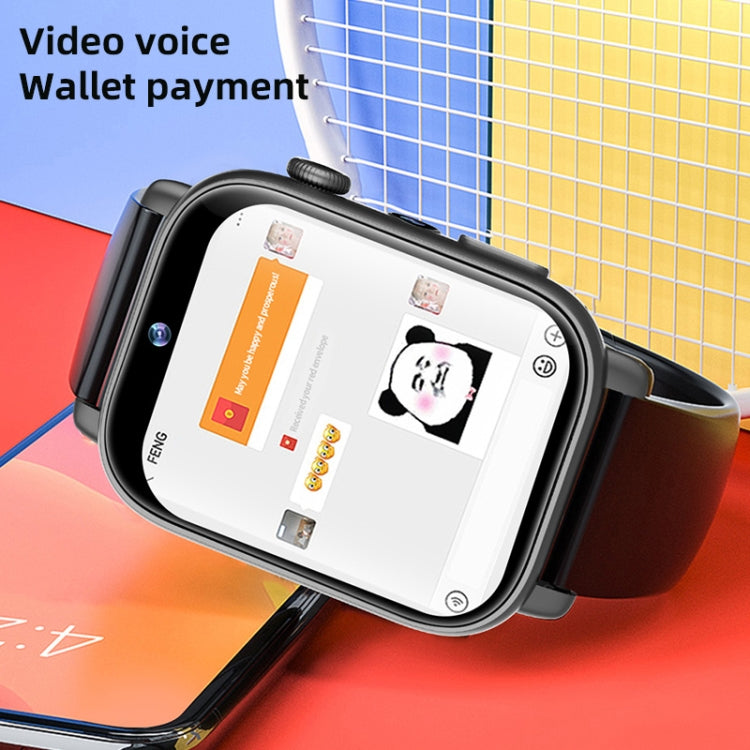 UNIWA X1S 1.9 inch IP67 Waterproof 4G Android 8.1 Dual Cameras Smart Watch Support Temperature Measurement, 2G+16G, 1G+8G