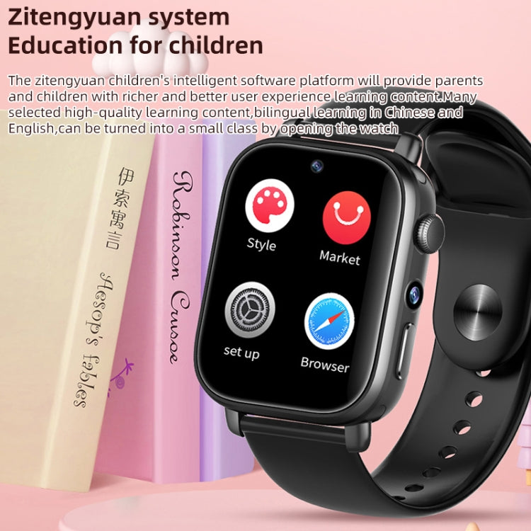 UNIWA X1S 1.9 inch IP67 Waterproof 4G Android 8.1 Dual Cameras Smart Watch Support Temperature Measurement, 2G+16G, 1G+8G