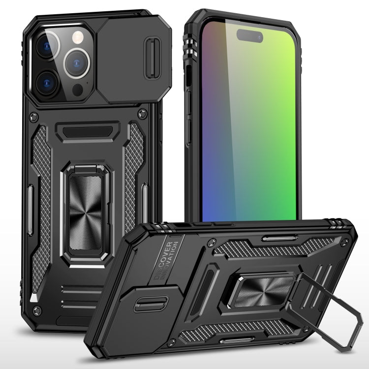 Armor PC + TPU Camera Shield Phone Case, For iPhone 17, For iPhone Air, For iPhone 16 Pro Max