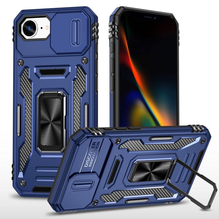 Armor PC + TPU Camera Shield Phone Case, For iPhone 18 Pro / 17 Pro, For iPhone 18 Pro Max / 17 Pro Max, For iPhone 17e / 16e