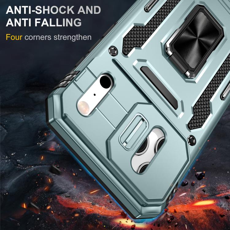 Armor PC + TPU Camera Shield Phone Case, For iPhone 18 Pro / 17 Pro, For iPhone 18 Pro Max / 17 Pro Max, For iPhone 17e / 16e