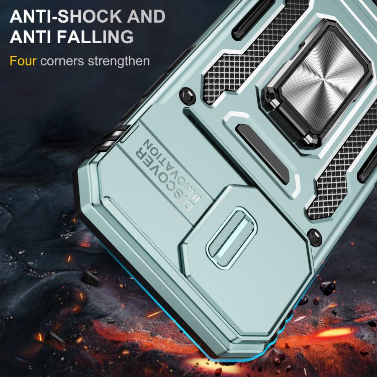 Armor PC + TPU Camera Shield Phone Case, For iPhone 17, For iPhone Air, For iPhone 16 Pro Max