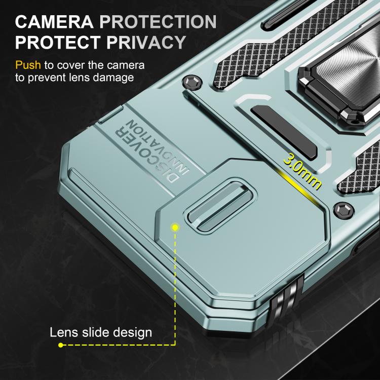 Armor PC + TPU Camera Shield Phone Case, For iPhone 17, For iPhone Air, For iPhone 16 Pro Max