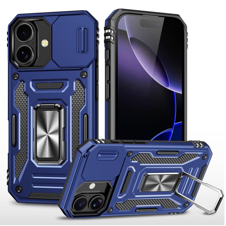 Armor PC + TPU Camera Shield Phone Case, For iPhone 17, For iPhone Air, For iPhone 16 Pro Max