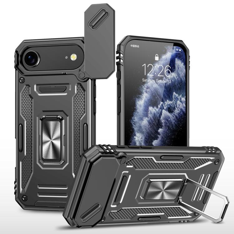 Armor PC + TPU Camera Shield Phone Case, For iPhone 17, For iPhone Air, For iPhone 16 Pro Max