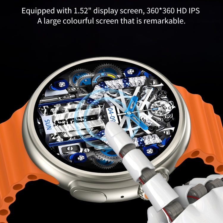Z13 Ultra 1.52 inch Round Screen HD Smart Watch Supports Heart Rate/Blood Oxygen Monitoring