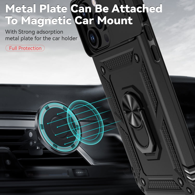 Sliding Camshield Holder Phone Case, For iPhone 15 Pro Max, For iPhone 15 Pro, For iPhone 15 Plus