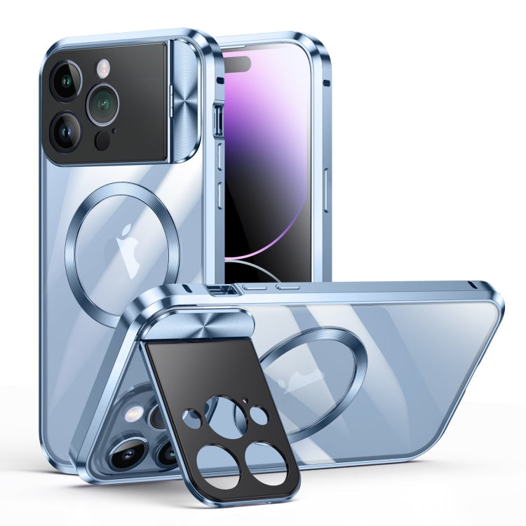Large Window Holder MagSafe Magnetic Metal Phone Case, For iPhone 15 Pro Max, For iPhone 14, For iPhone 15 Pro, For iPhone 14 Pro, For iPhone 15