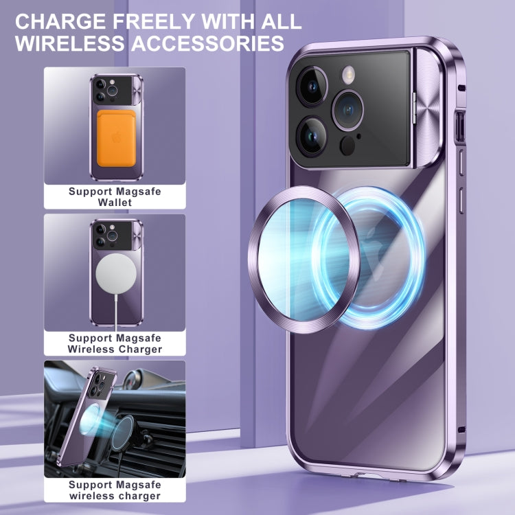 Large Window Holder MagSafe Magnetic Metal Phone Case, For iPhone 15 Pro Max, For iPhone 14, For iPhone 15 Pro, For iPhone 14 Pro, For iPhone 15