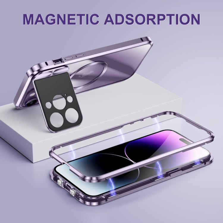 Large Window Holder MagSafe Magnetic Metal Phone Case, For iPhone 15 Pro Max, For iPhone 14, For iPhone 15 Pro, For iPhone 14 Pro, For iPhone 15