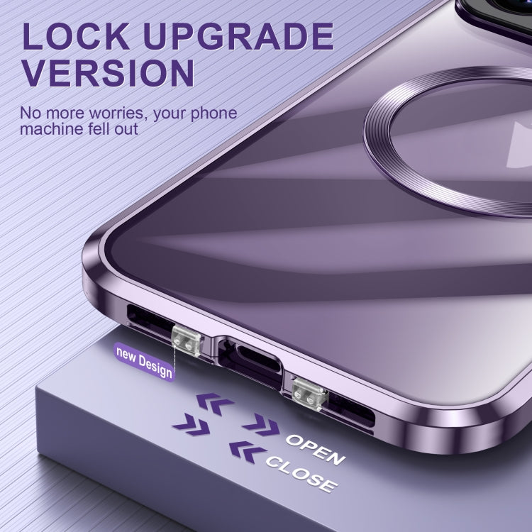 Large Window Holder MagSafe Magnetic Metal Phone Case, For iPhone 15 Pro Max, For iPhone 14, For iPhone 15 Pro, For iPhone 14 Pro, For iPhone 15