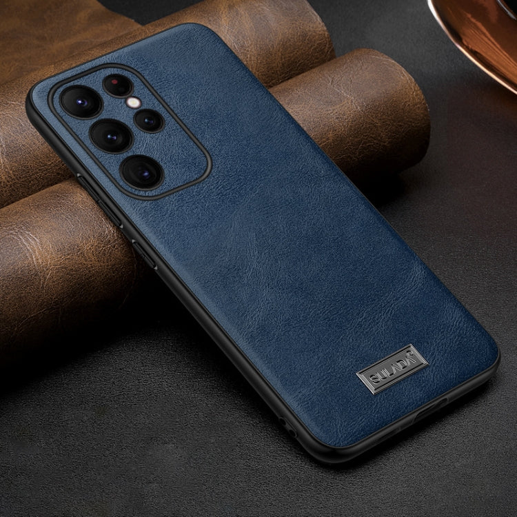 SULADA Shockproof TPU Hybrid Handmade Leather Phone Case, For Samsung Galaxy S25 5G, For Samsung Galaxy S25+ 5G, For Samsung Galaxy S25 Ultra 5G, For Samsung Galaxy S24 Ultra 5G
