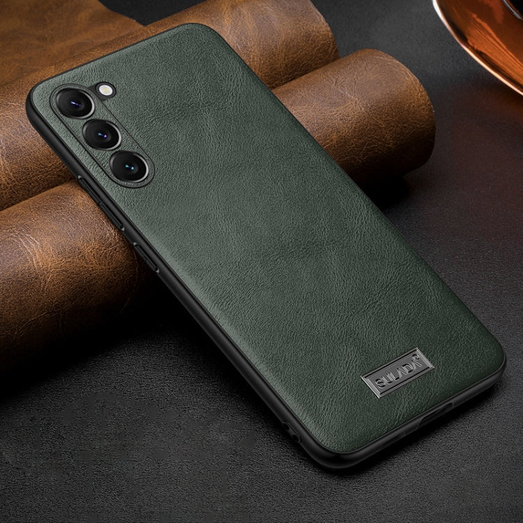 SULADA Shockproof TPU Hybrid Handmade Leather Phone Case, For Samsung Galaxy S25 5G, For Samsung Galaxy S25+ 5G, For Samsung Galaxy S25 Ultra 5G, For Samsung Galaxy S24 Ultra 5G
