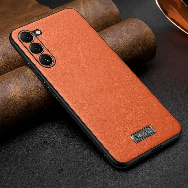 SULADA Shockproof TPU Hybrid Handmade Leather Phone Case, For Samsung Galaxy S25 5G, For Samsung Galaxy S25+ 5G, For Samsung Galaxy S25 Ultra 5G, For Samsung Galaxy S24 Ultra 5G