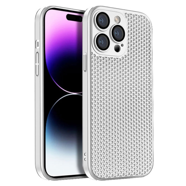 Honeycomb Radiating PC Phone Case, For iPhone 14 Pro Max, For iPhone 13 Pro Max, For iPhone 13 Pro