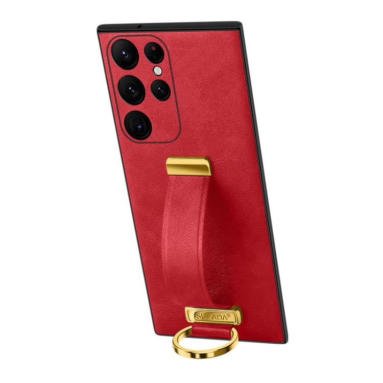 SULADA PC Hybrid Leather Texture Skin Feel Shockproof Phone Case, For Samsung Galaxy S24+ 5G, For Samsung Galaxy S24 5G, For Samsung Galaxy S23 Ultra 5G, For Samsung Galaxy S23+ 5G