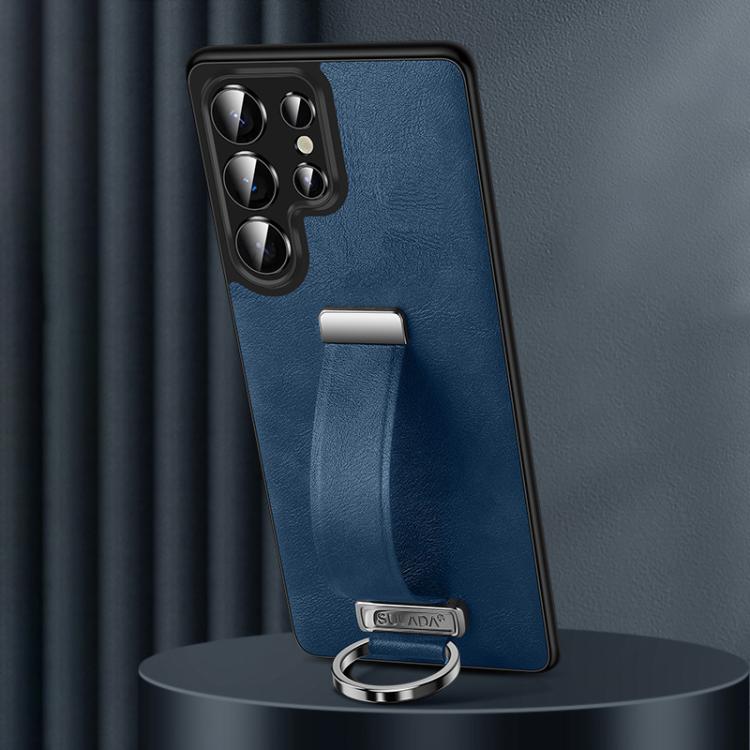SULADA PC Hybrid Leather Texture Skin Feel Shockproof Phone Case, For Samsung Galaxy S25 5G, For Samsung Galaxy S25+ 5G, For Samsung Galaxy S25 Ultra 5G, For Samsung Galaxy S24 Ultra 5G