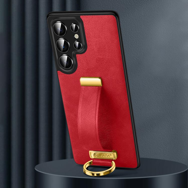 SULADA PC Hybrid Leather Texture Skin Feel Shockproof Phone Case, For Samsung Galaxy S25 5G, For Samsung Galaxy S25+ 5G, For Samsung Galaxy S25 Ultra 5G, For Samsung Galaxy S24 Ultra 5G