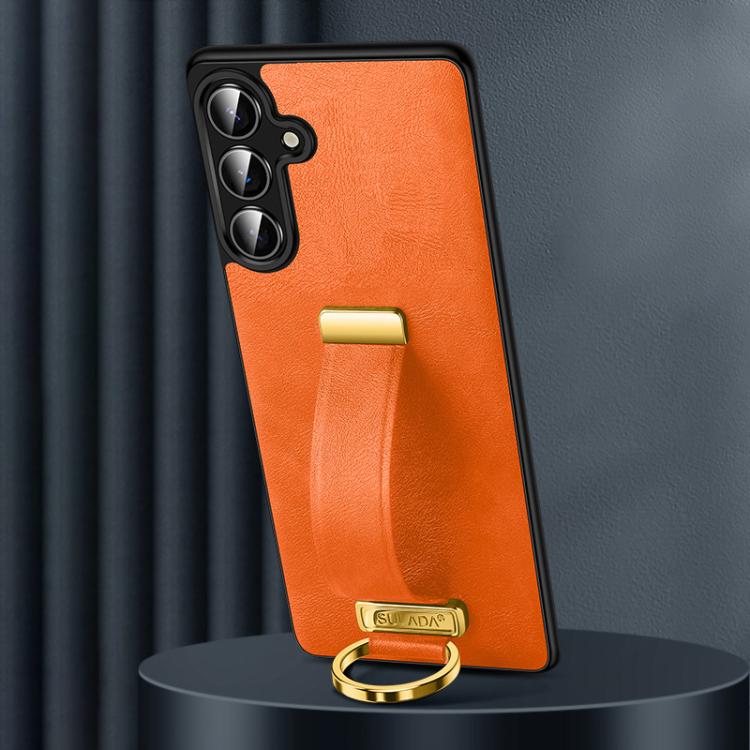 SULADA PC Hybrid Leather Texture Skin Feel Shockproof Phone Case, For Samsung Galaxy S25 5G, For Samsung Galaxy S25+ 5G, For Samsung Galaxy S25 Ultra 5G, For Samsung Galaxy S24 Ultra 5G