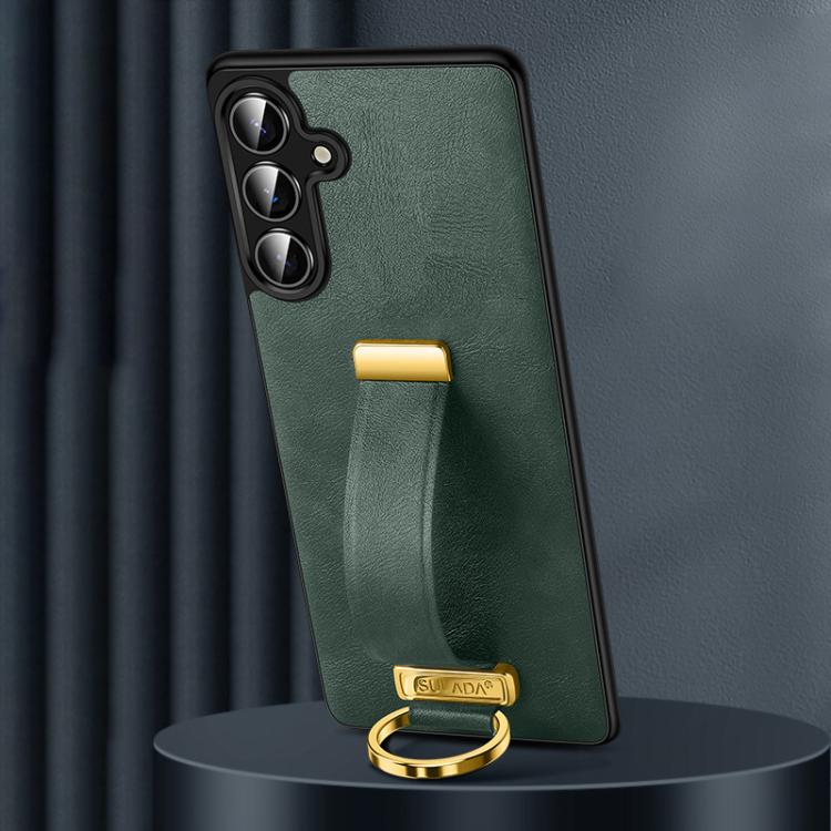 SULADA PC Hybrid Leather Texture Skin Feel Shockproof Phone Case, For Samsung Galaxy S25 5G, For Samsung Galaxy S25+ 5G, For Samsung Galaxy S25 Ultra 5G, For Samsung Galaxy S24 Ultra 5G
