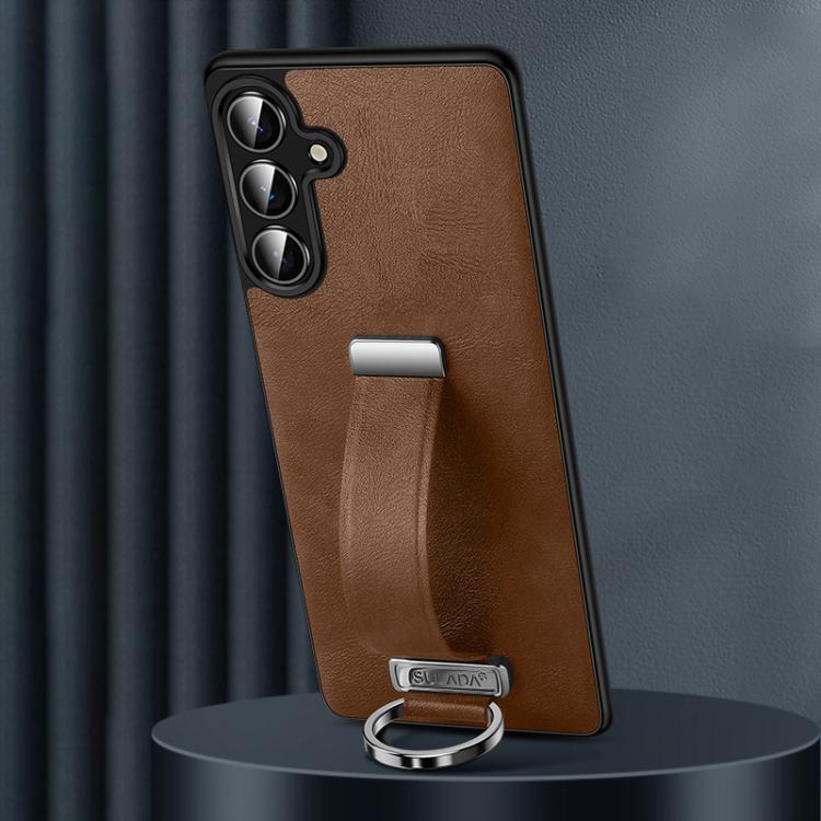 SULADA PC Hybrid Leather Texture Skin Feel Shockproof Phone Case, For Samsung Galaxy S25 5G, For Samsung Galaxy S25+ 5G, For Samsung Galaxy S25 Ultra 5G, For Samsung Galaxy S24 Ultra 5G
