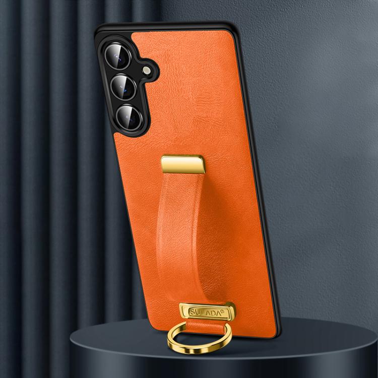 SULADA PC Hybrid Leather Texture Skin Feel Shockproof Phone Case, For Samsung Galaxy S25 5G, For Samsung Galaxy S25+ 5G, For Samsung Galaxy S25 Ultra 5G, For Samsung Galaxy S24 Ultra 5G