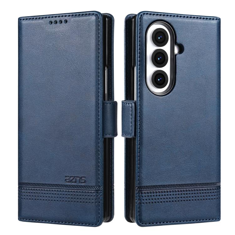 AZNS Magnetic Calf Texture Flip Leather Phone Case, For Samsung Galaxy Z Flip7 FE / Flip6, For Samsung Galaxy Z Fold7 5G, For Samsung Galaxy Z Flip7 5G, For Samsung Galaxy Z Fold6 5G