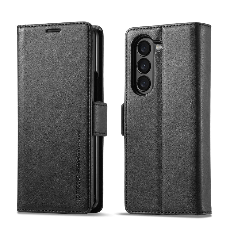 LC.IMEEKE RFID Anti-theft Leather Phone Case, For Galaxy Z Fold8 Ultra 5G, For Galaxy Z Flip8 5G, For Samsung Galaxy Z Flip6 / Flip7 FE, For Samsung Galaxy Z Fold7 5G, For Samsung Galaxy Z Flip7 5G, For Samsung Galaxy Z Fold6 5G
