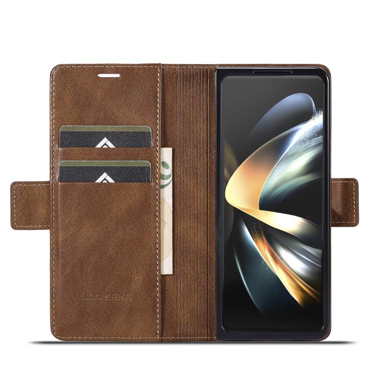 LC.IMEEKE RFID Anti-theft Leather Phone Case, For Galaxy Z Fold8 Ultra 5G, For Galaxy Z Flip8 5G, For Samsung Galaxy Z Flip6 / Flip7 FE, For Samsung Galaxy Z Fold7 5G, For Samsung Galaxy Z Flip7 5G, For Samsung Galaxy Z Fold6 5G