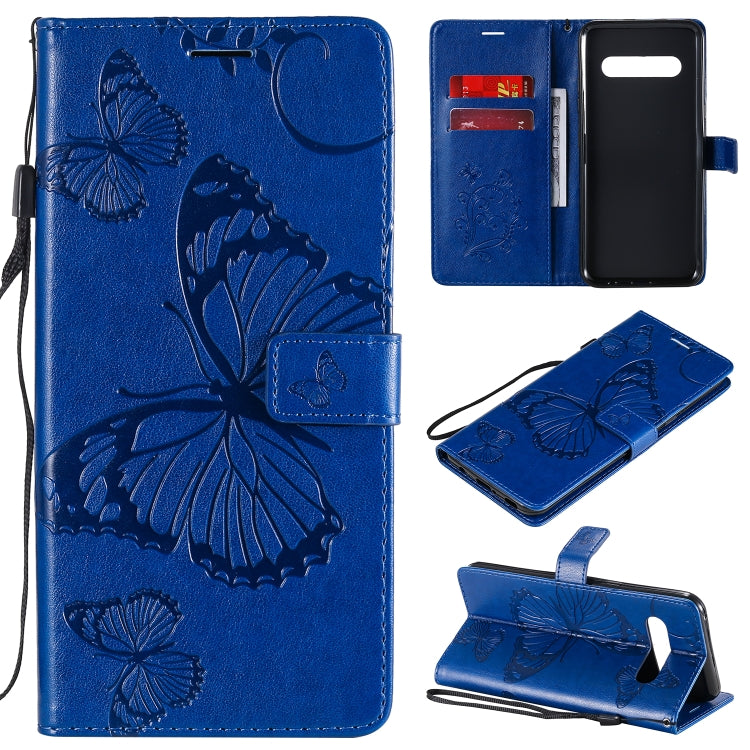 3D Butterflies Embossing Pattern Horizontal Flip Leather Case with Holder & Card Slot & Wallet, For LG V60, For Motorola Moto G Power, For Motorola Moto G8 Power Lite