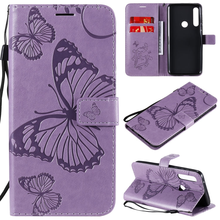 3D Butterflies Embossing Pattern Horizontal Flip Leather Case with Holder & Card Slot & Wallet, For LG V60, For Motorola Moto G Power, For Motorola Moto G8 Power Lite