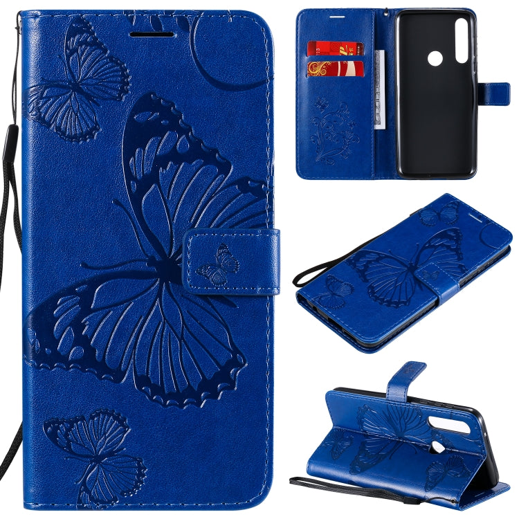 3D Butterflies Embossing Pattern Horizontal Flip Leather Case with Holder & Card Slot & Wallet, For LG V60, For Motorola Moto G Power, For Motorola Moto G8 Power Lite