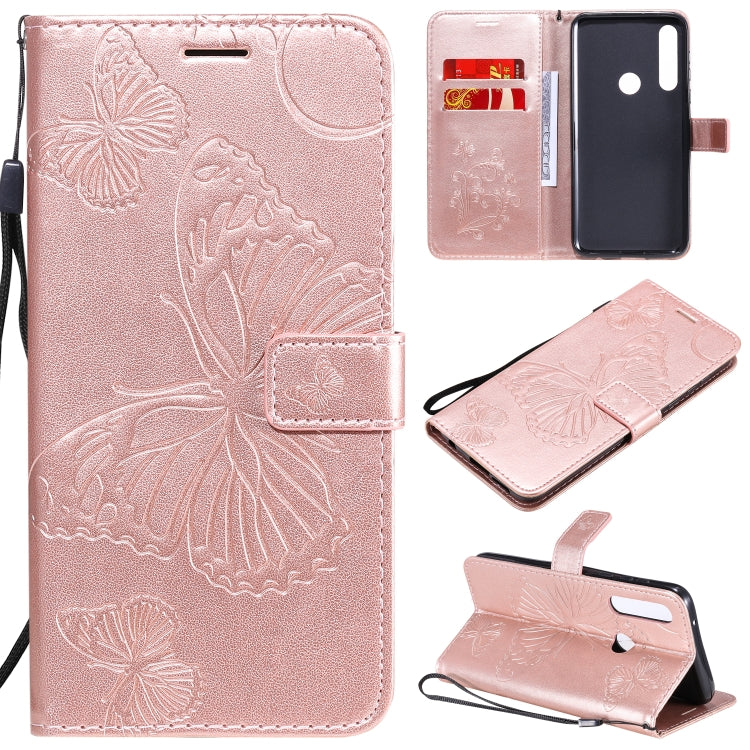 3D Butterflies Embossing Pattern Horizontal Flip Leather Case with Holder & Card Slot & Wallet, For LG V60, For Motorola Moto G Power, For Motorola Moto G8 Power Lite