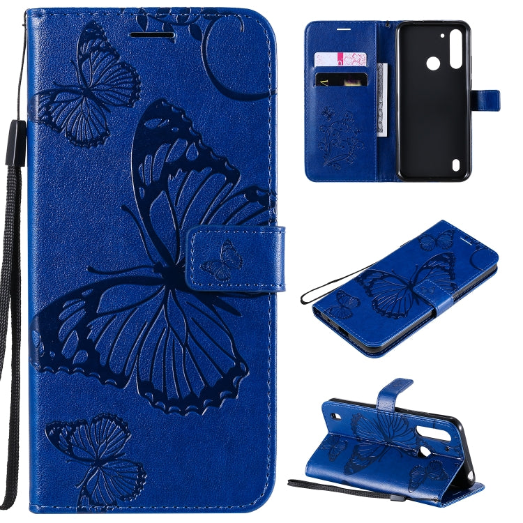 3D Butterflies Embossing Pattern Horizontal Flip Leather Case with Holder & Card Slot & Wallet, For LG V60, For Motorola Moto G Power, For Motorola Moto G8 Power Lite