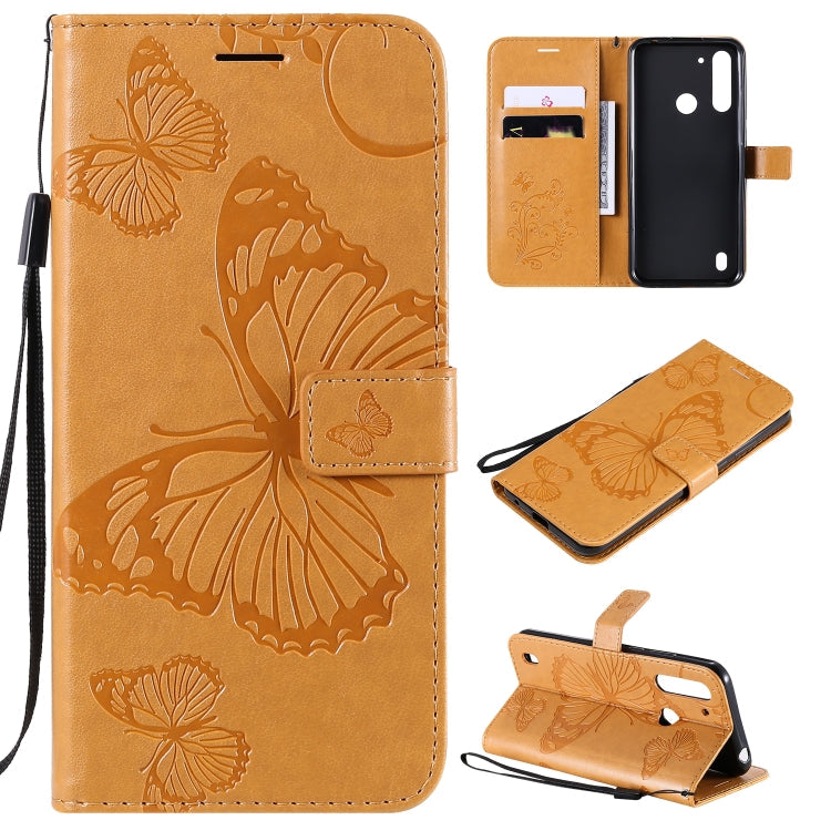 3D Butterflies Embossing Pattern Horizontal Flip Leather Case with Holder & Card Slot & Wallet, For LG V60, For Motorola Moto G Power, For Motorola Moto G8 Power Lite